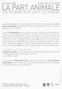 La part animale