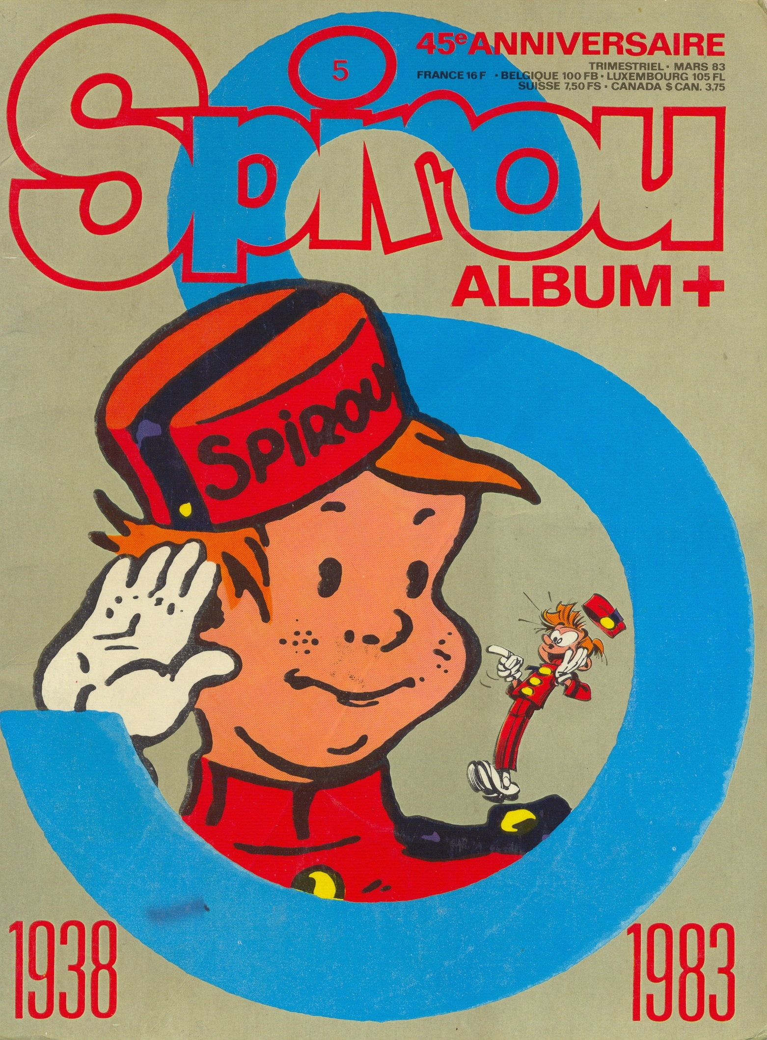 Clin d'oeil de Wasterlain dans Spirou album +5