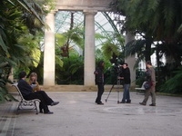 2006- M&eacute;dia Images du tournage du reportage T&eacute;l&eacute; BXL aux serres de Laeken