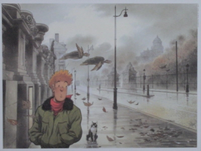 Broussaille et le chat