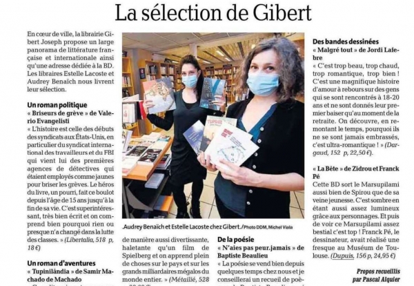 2020-12-30 : La Dépêche du Midi