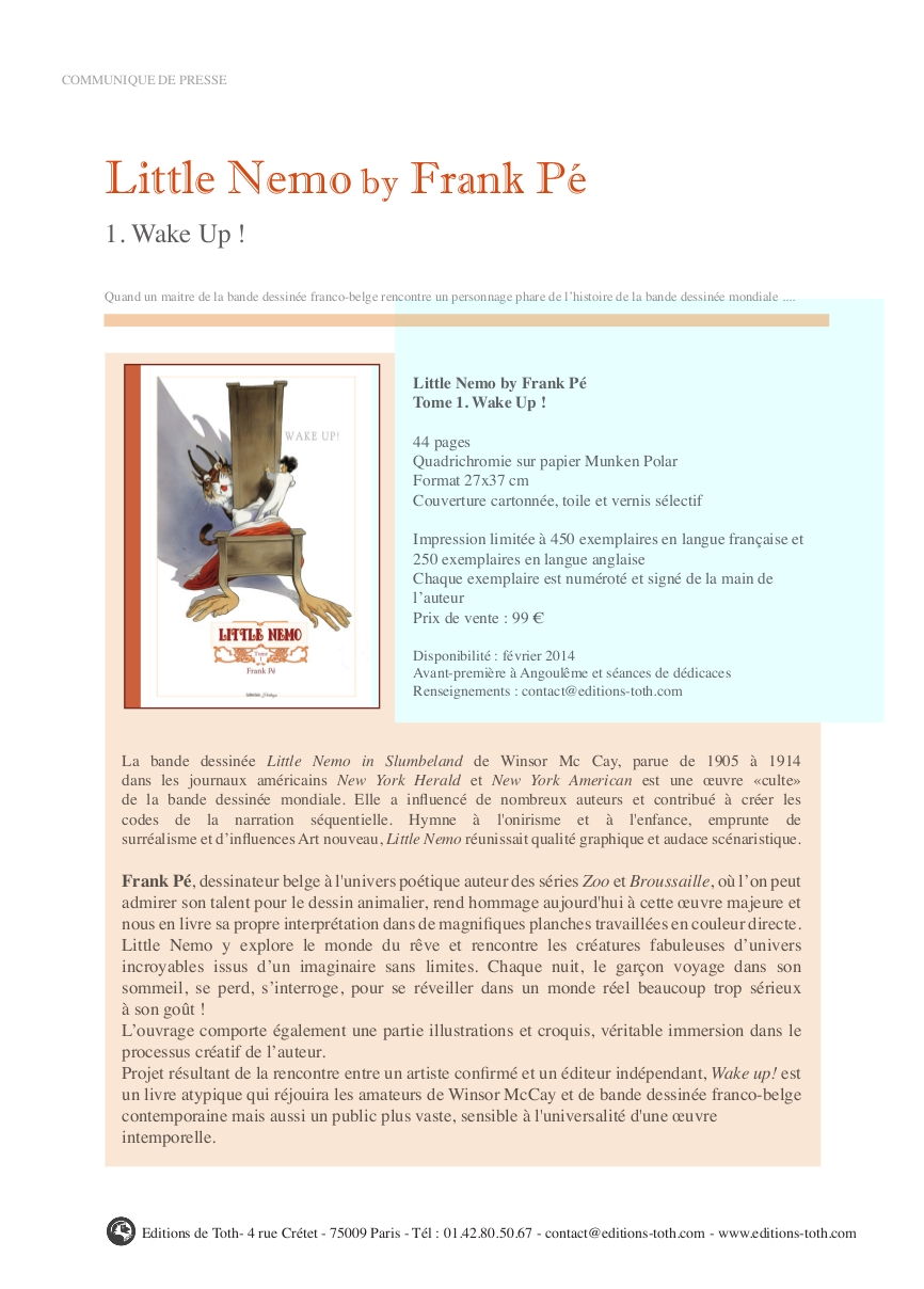 Wake Up! en avant première à Angoulême